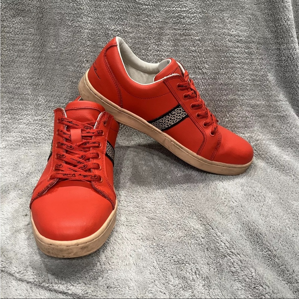 Bentley Fortune Cayemite Red Sneakers Women’s Size 8